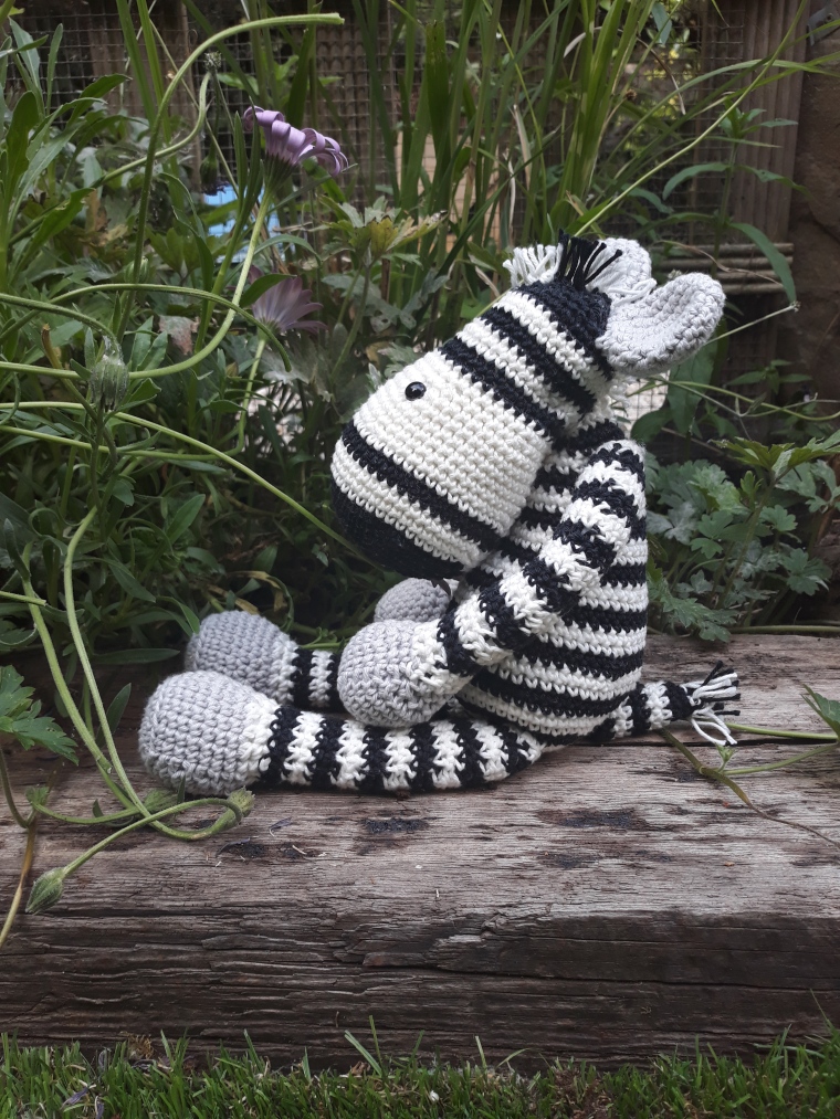 crochet zebra