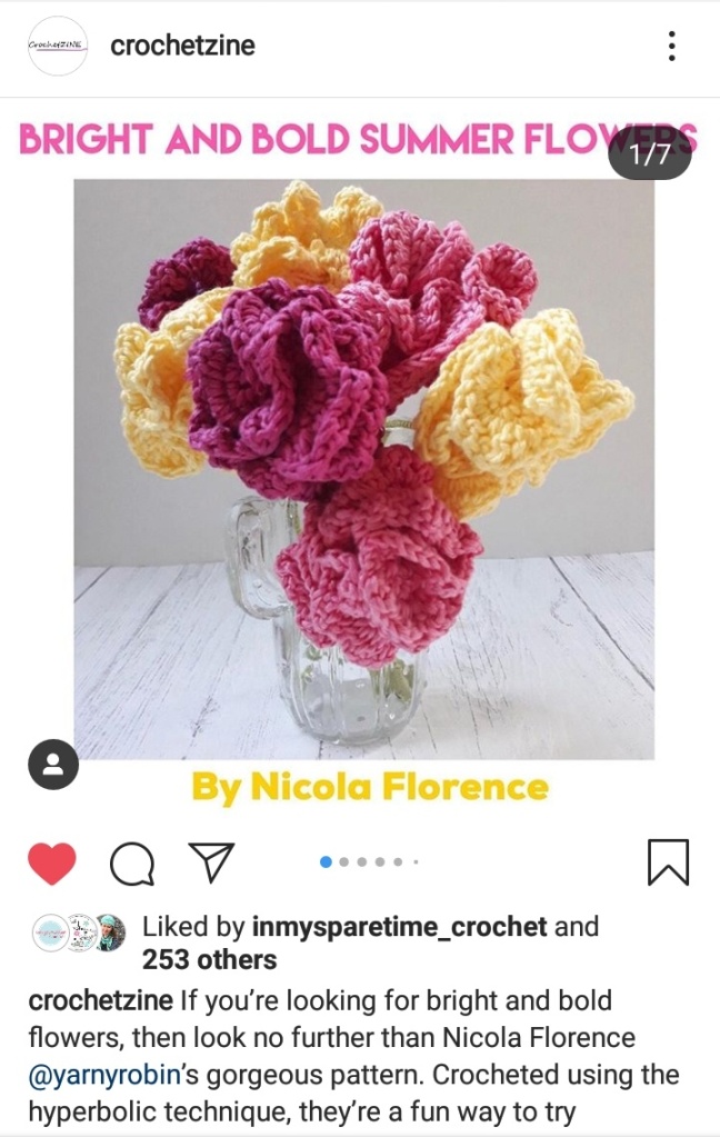 crochet flowers free pattern